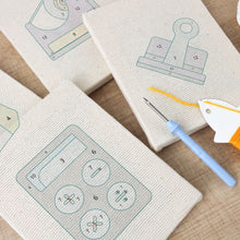 Charger l'image dans la galerie, Punch Needle Kit (4 pièces) avec cadres - Papeterie Kawaii 2