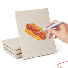 Charger l'image dans la galerie, Punch Needle Kit (4 pièces) avec cadres - Bouchées Gourmandes