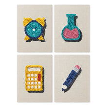Charger l'image dans la galerie, Punch Needle Kit (4 pièces) avec cadres - Essentiels Bureau Étudiant 1 Figured'Art