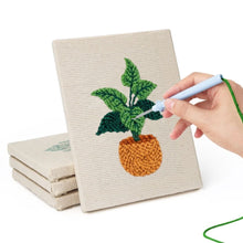 Charger l'image dans la galerie, Punch Needle Kit (4 pièces) avec cadres - Jungle Urbaine 1