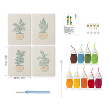 Charger l'image dans la galerie, Punch Needle Kit (4 pièces) avec cadres - Jungle Urbaine 1