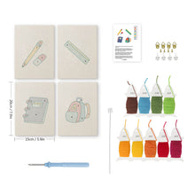 Charger l'image dans la galerie, Punch Needle Kit (4 pièces) avec cadres - Ambiance Études