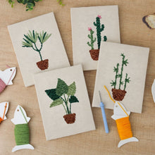 Charger l'image dans la galerie, Punch Needle Kit (4 pièces) avec cadres - Jungle Urbaine 3