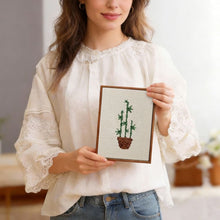 Charger l'image dans la galerie, Punch Needle Kit (4 pièces) avec cadres - Jungle Urbaine 3