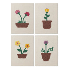 Charger l'image dans la galerie, Punch Needle Kit (4 pièces) avec cadres - Set Fleurs Épanouies Figured'Art