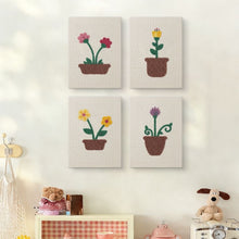 Charger l'image dans la galerie, Punch Needle Kit (4 pièces) avec cadres - Set Fleurs Épanouies