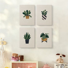 Charger l'image dans la galerie, Punch Needle Kit (4 pièces) avec cadres - Set Passion Plantes 1