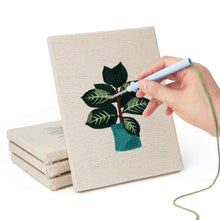 Charger l'image dans la galerie, Punch Needle Kit (4 pièces) avec cadres - Set Passion Plantes 2