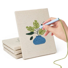 Charger l'image dans la galerie, Punch Needle Kit (4 pièces) avec cadres - Set Passion Plantes 3