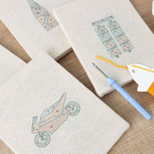 Charger l'image dans la galerie, Punch Needle Kit (4 pièces) avec cadres - Icônes Urbaines 3