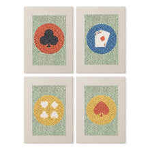 Charger l'image dans la galerie, Punch Needle Kit (4 pièces) avec cadres - Cartes à Jouer Figured'Art