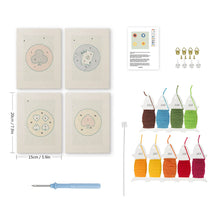 Charger l'image dans la galerie, Punch Needle Kit (4 pièces) avec cadres - Cartes à Jouer