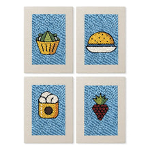 Charger l'image dans la galerie, Punch Needle Kit (4 pièces) avec cadres - Pause Snacks 2 Figured'Art