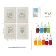 Charger l'image dans la galerie, Punch Needle Kit (4 pièces) avec cadres - Pause Snacks 2