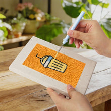 Charger l'image dans la galerie, Punch Needle Kit (4 pièces) avec cadres - Boissons &amp; Bouchées