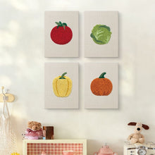 Charger l'image dans la galerie, Punch Needle Kit (4 pièces) avec cadres - Collection Légumes Frais