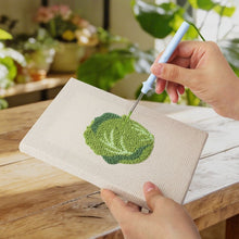 Charger l'image dans la galerie, Punch Needle Kit (4 pièces) avec cadres - Collection Légumes Frais