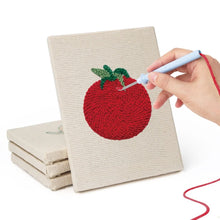 Charger l'image dans la galerie, Punch Needle Kit (4 pièces) avec cadres - Collection Légumes Frais