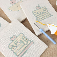 Charger l'image dans la galerie, Punch Needle Kit (4 pièces) avec cadres - Passion Desserts 2