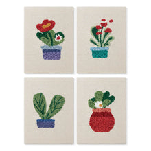 Charger l'image dans la galerie, Punch Needle Kit (4 pièces) avec cadres - Ambiance Jardin Maison Figured'Art