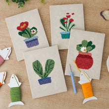 Charger l'image dans la galerie, Punch Needle Kit (4 pièces) avec cadres - Ambiance Jardin Maison