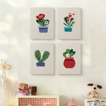 Charger l'image dans la galerie, Punch Needle Kit (4 pièces) avec cadres - Ambiance Jardin Maison
