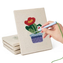 Charger l'image dans la galerie, Punch Needle Kit (4 pièces) avec cadres - Ambiance Jardin Maison