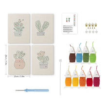 Charger l'image dans la galerie, Punch Needle Kit (4 pièces) avec cadres - Ambiance Jardin Maison