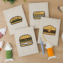 Charger l'image dans la galerie, Punch Needle Kit (4 pièces) avec cadres - Collection Foodie Fun