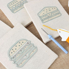 Charger l'image dans la galerie, Punch Needle Kit (4 pièces) avec cadres - Collection Foodie Fun