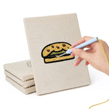 Charger l'image dans la galerie, Punch Needle Kit (4 pièces) avec cadres - Collection Foodie Fun