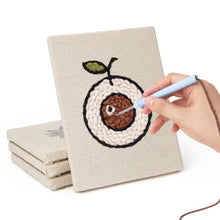 Charger l'image dans la galerie, Punch Needle Kit (4 pièces) avec cadres - Mix Snacks Tropicaux