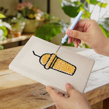 Charger l'image dans la galerie, Punch Needle Kit (4 pièces) avec cadres - Délices de Boulangerie