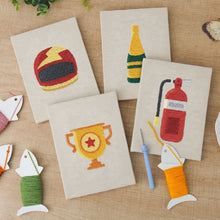 Charger l'image dans la galerie, Punch Needle Kit (4 pièces) avec cadres - Esprit Champion