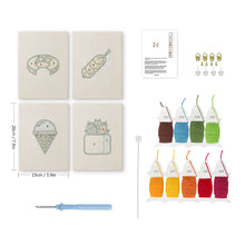 Charger l'image dans la galerie, Punch Needle Kit (4 pièces) avec cadres - Moments Gourmands