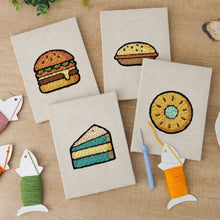 Charger l'image dans la galerie, Punch Needle Kit (4 pièces) avec cadres - Street Food 1