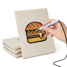 Charger l'image dans la galerie, Punch Needle Kit (4 pièces) avec cadres - Street Food 1