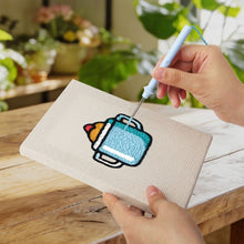 Charger l'image dans la galerie, Punch Needle Kit (4 pièces) avec cadres - Mini icônes de nourriture