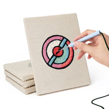 Charger l'image dans la galerie, Punch Needle Kit (4 pièces) avec cadres - Mini icônes de nourriture