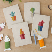 Charger l'image dans la galerie, Punch Needle Kit (4 pièces) avec cadres - Mini Jardin Intérieur 1