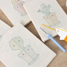Charger l'image dans la galerie, Punch Needle Kit (4 pièces) avec cadres - Mini Jardin Intérieur 1