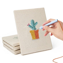 Charger l'image dans la galerie, Punch Needle Kit (4 pièces) avec cadres - Mini Jardin Intérieur 1
