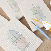 Charger l'image dans la galerie, Punch Needle Kit (4 pièces) avec cadres - Mini Jardin Intérieur 2