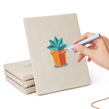 Charger l'image dans la galerie, Punch Needle Kit (4 pièces) avec cadres - Mini Jardin Intérieur 2