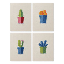 Charger l'image dans la galerie, Punch Needle Kit (4 pièces) avec cadres - Plantes grasses 2 Figured'Art