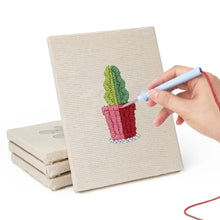 Charger l'image dans la galerie, Punch Needle Kit (4 pièces) avec cadres - Plantes grasses 2