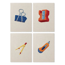 Charger l'image dans la galerie, Punch Needle Kit (4 pièces) avec cadres - Collection Accessoires Bureau Figured'Art