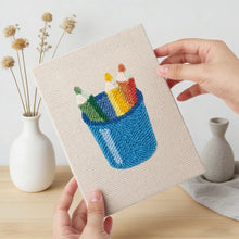 Charger l'image dans la galerie, Punch Needle Kit (4 pièces) avec cadres - Icônes Bureau Minimalistes