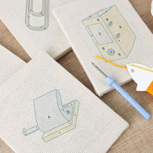 Charger l'image dans la galerie, Punch Needle Kit (4 pièces) avec cadres - Favoris Bureau &amp; Office