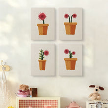 Charger l'image dans la galerie, Punch Needle Kit (4 pièces) avec cadres - Mini Pots Fleuris 1